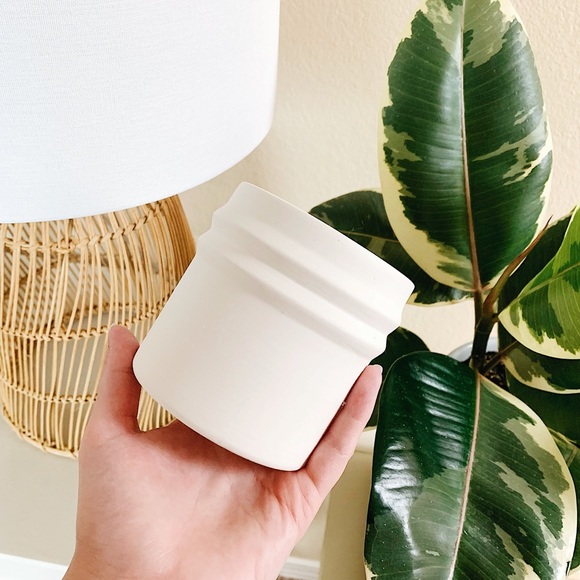 CB2 Other - CB2 Small Stonware Matte Planter